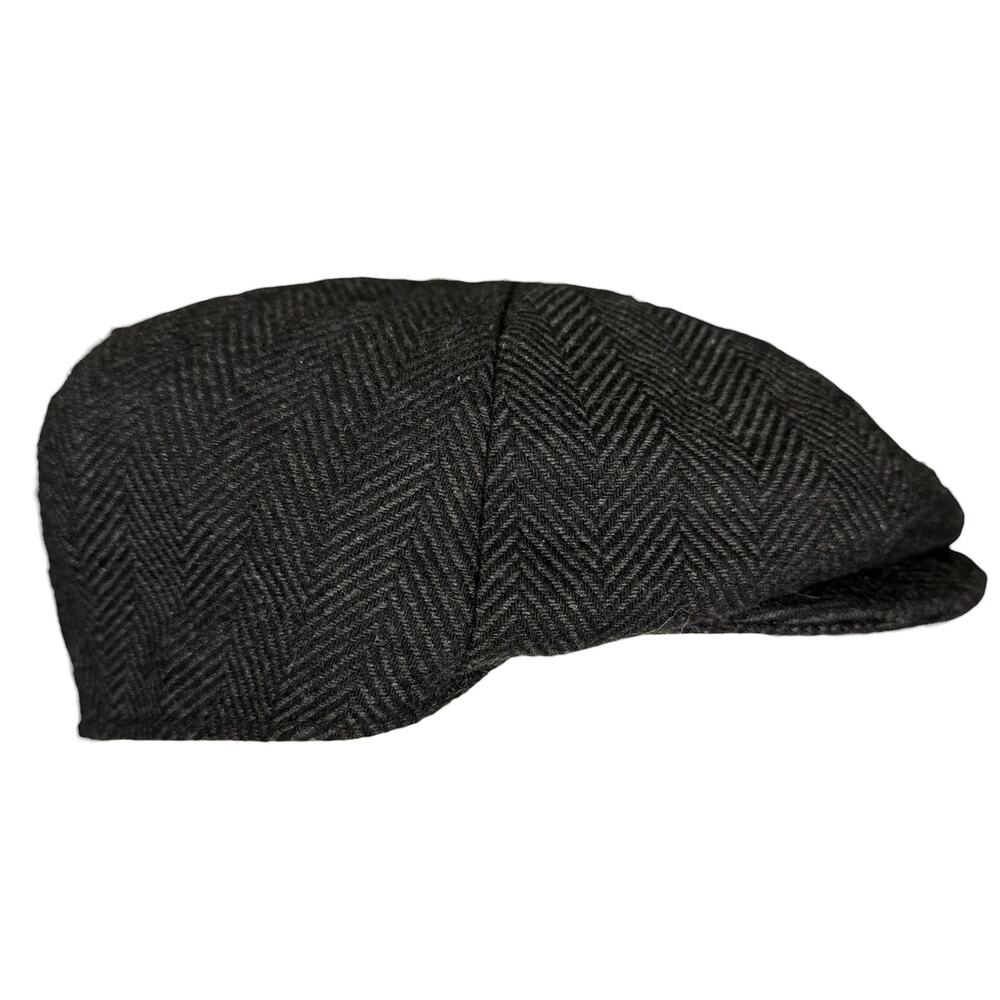 Peaky Blinders Authentic Headwear Wool Blend Newsboy Flat Cap XL Herringbone - Picture 4 of 6
